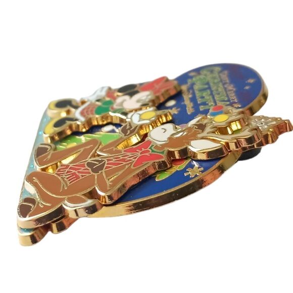 Disney Pin Mickeys Very Merry Christmas Party 2006 Minnie Mouse Reindeer 3D Y2K. - Picture 8 of 13